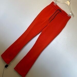 WCKD Good sun orange WT 02 stacked  wide leg pants adjustable waist string S
